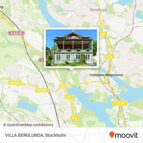 VILLA BERGLUNDA map