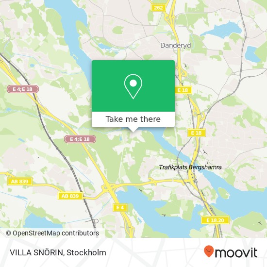 VILLA SNÖRIN map