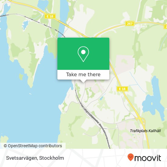 Svetsarvägen map