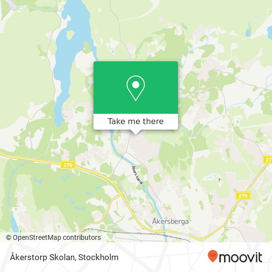 Åkerstorp Skolan map