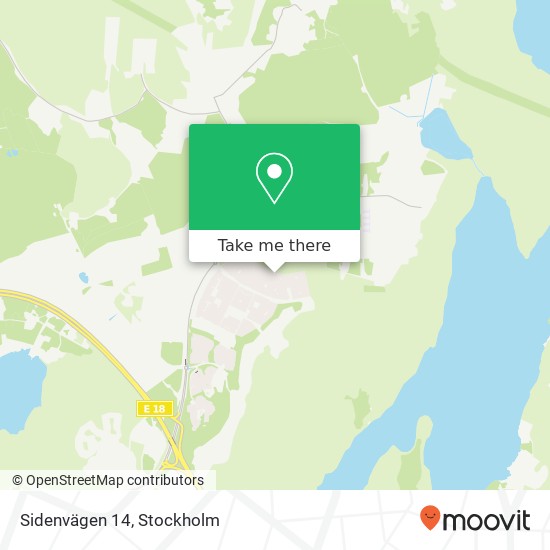 Sidenvägen 14 map