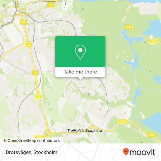 Drotsvägen map