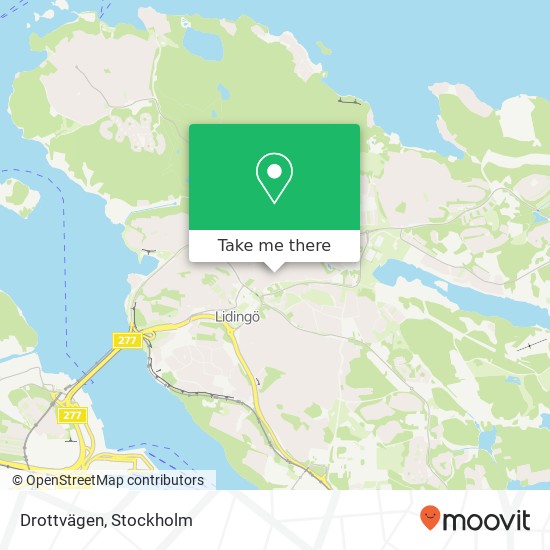 Drottvägen map