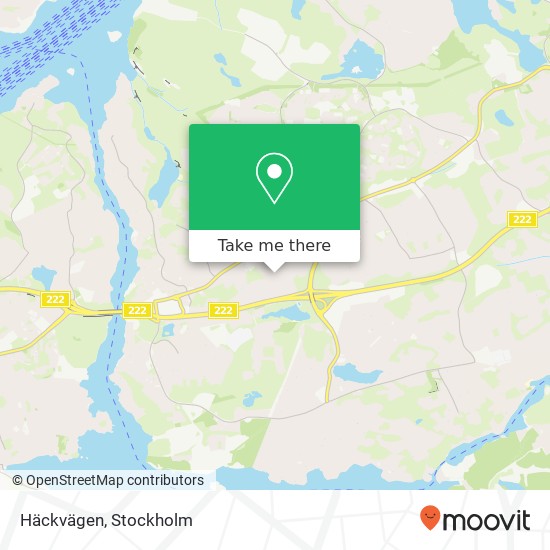 Häckvägen map