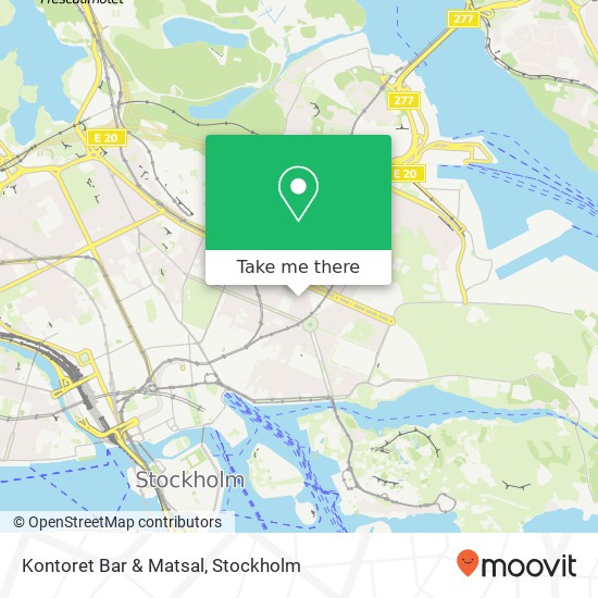 Kontoret Bar & Matsal map