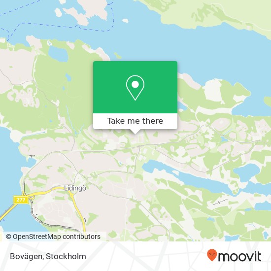 Bovägen map