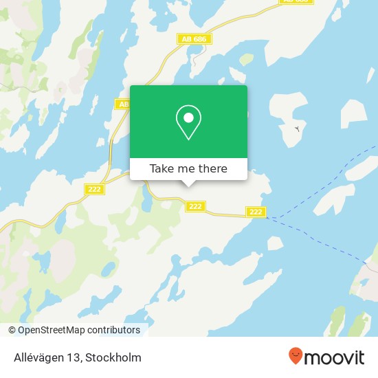 Allévägen 13 map