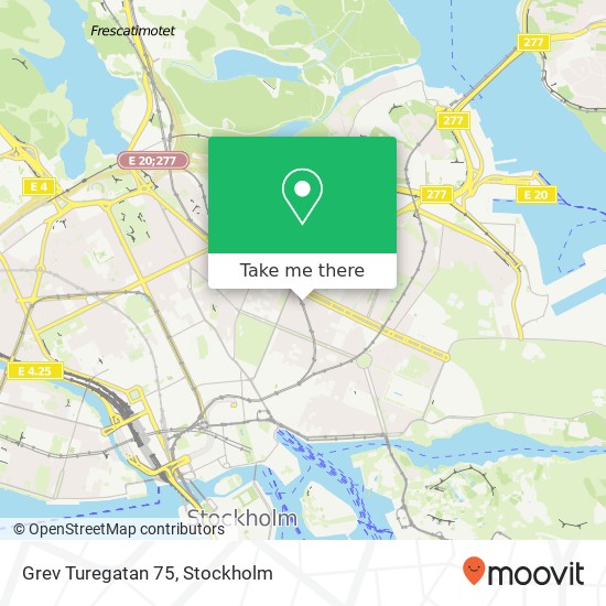 Grev Turegatan 75 map