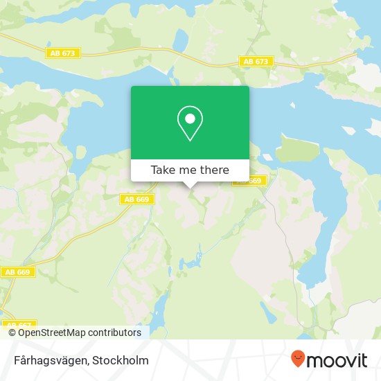 Fårhagsvägen map