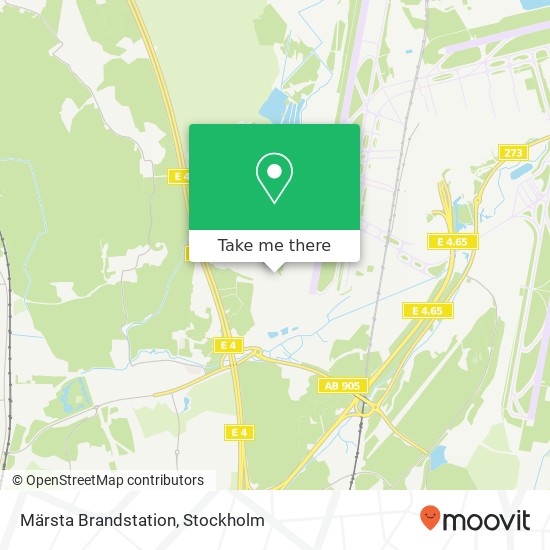 Märsta Brandstation map