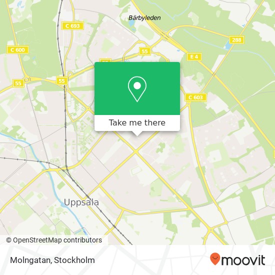 Molngatan map