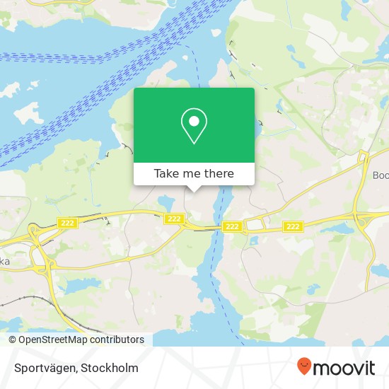 Sportvägen map