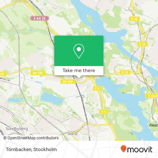 Törnbacken map