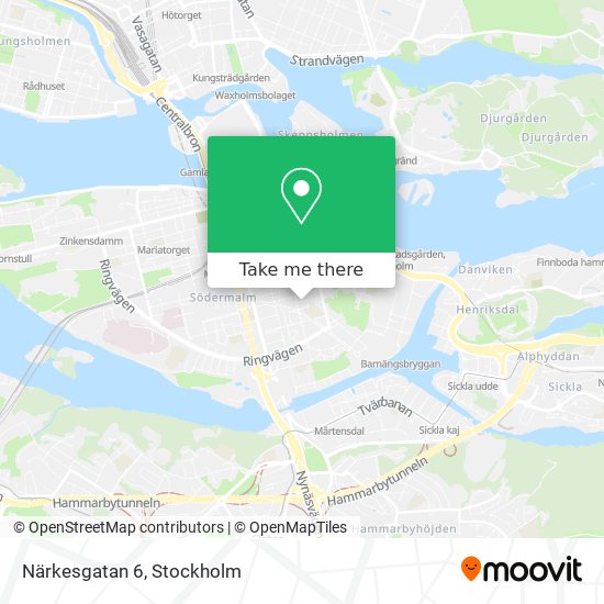 Närkesgatan 6 map