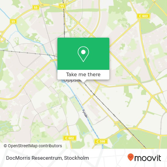 DocMorris Resecentrum map