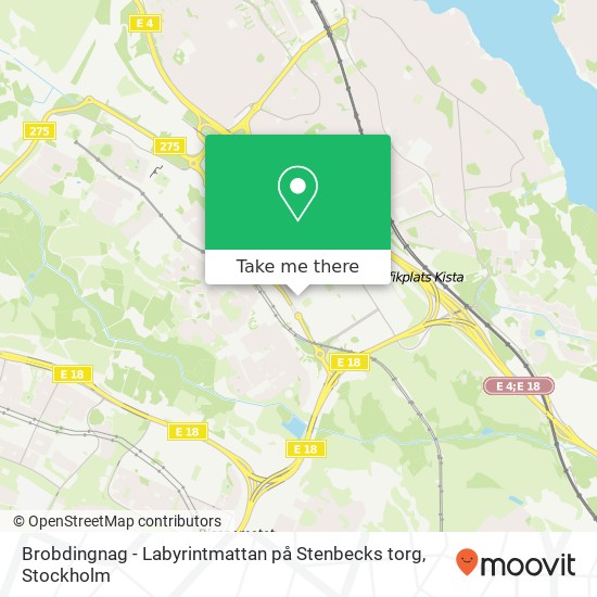 Brobdingnag - Labyrintmattan på Stenbecks torg map