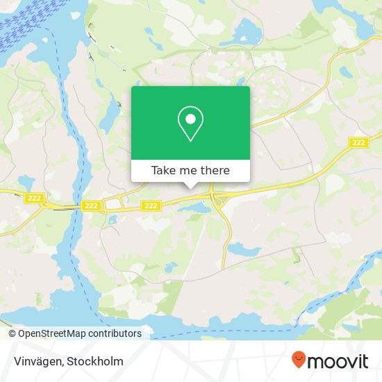 Vinvägen map