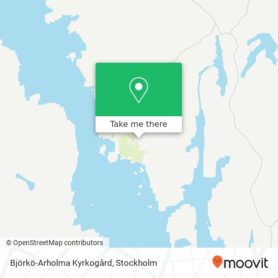 Björkö-Arholma Kyrkogård map