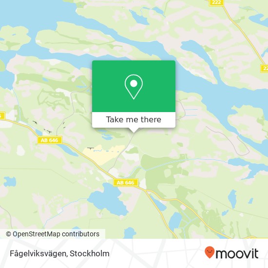 Fågelviksvägen map