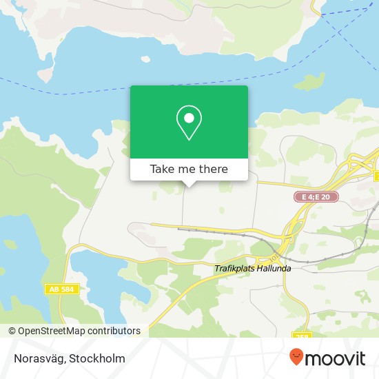 Norasväg map