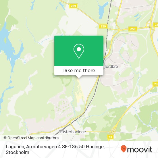 Lagunen, Armaturvägen 4 SE-136 50 Haninge map