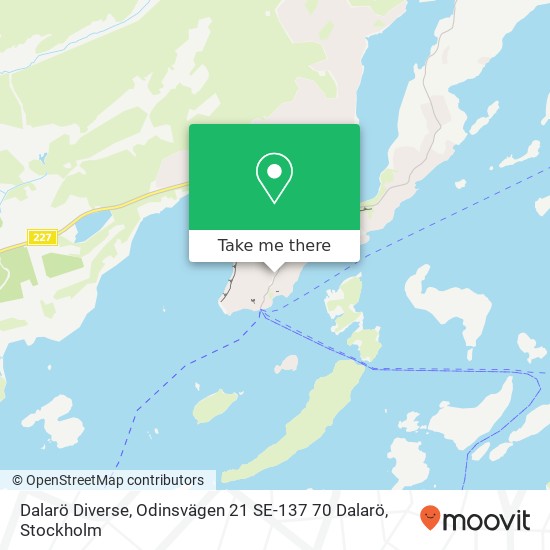 Dalarö Diverse, Odinsvägen 21 SE-137 70 Dalarö map