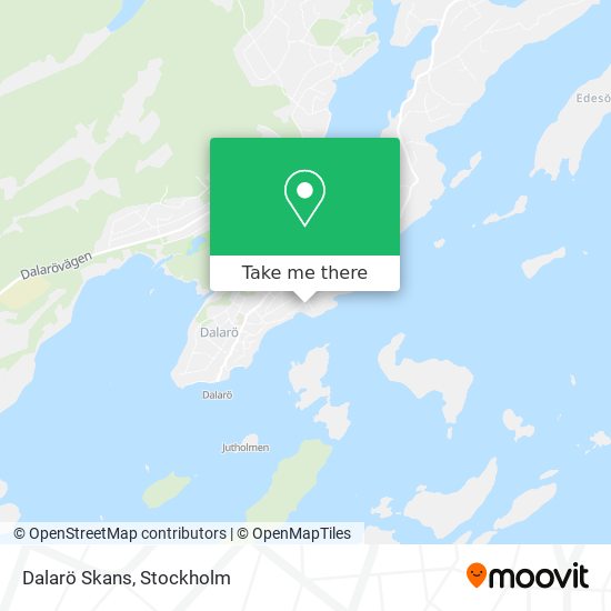 Dalarö Skans map