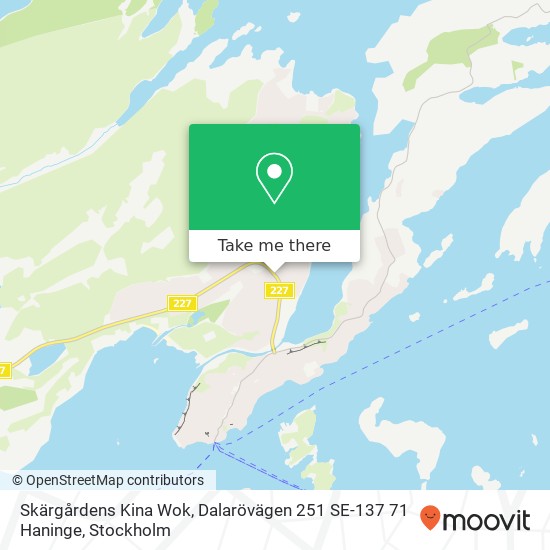 Skärgårdens Kina Wok, Dalarövägen 251 SE-137 71 Haninge map