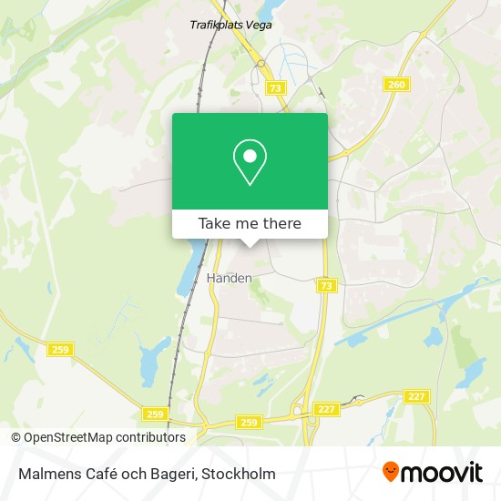 Malmens Café och Bageri map