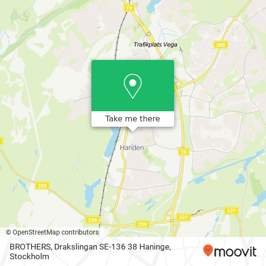 BROTHERS, Drakslingan SE-136 38 Haninge map
