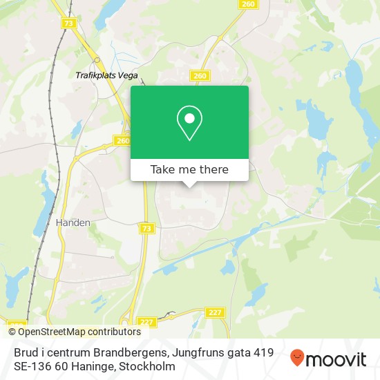 Brud i centrum Brandbergens, Jungfruns gata 419 SE-136 60 Haninge map