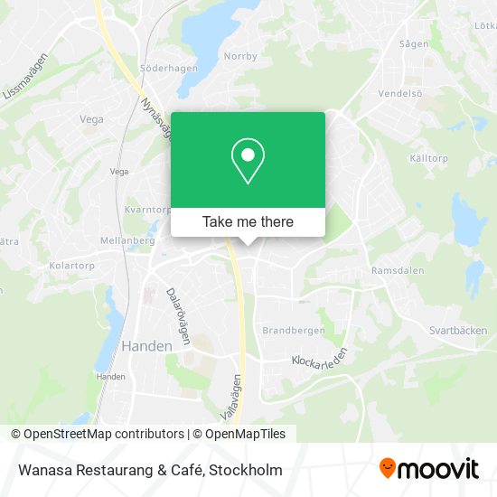 Wanasa Restaurang & Café map