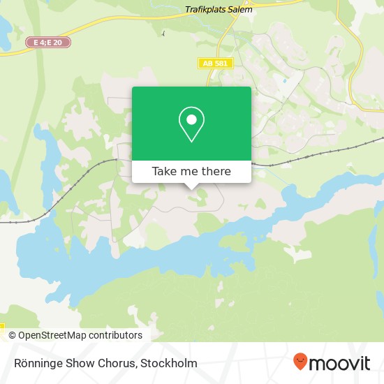 Rönninge Show Chorus map