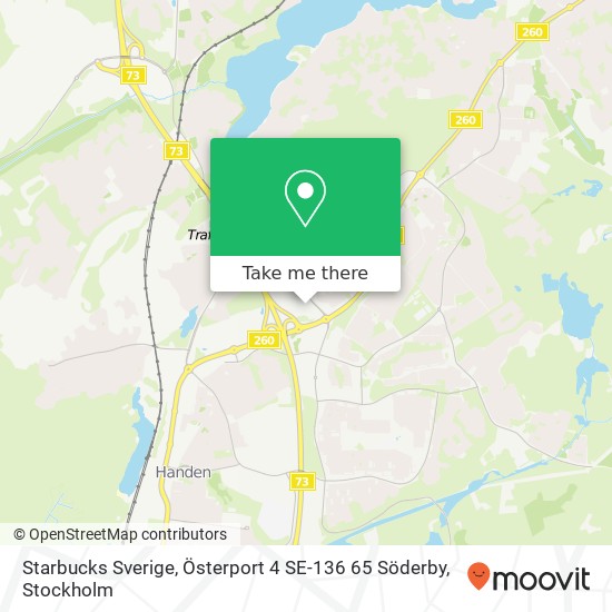 Starbucks Sverige, Österport 4 SE-136 65 Söderby map