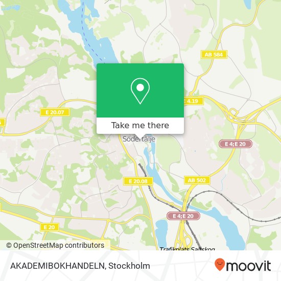 AKADEMIBOKHANDELN map