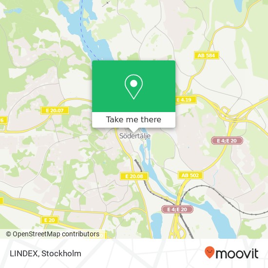 LINDEX, Storgatan 9 SE-151 72 Södertälje map