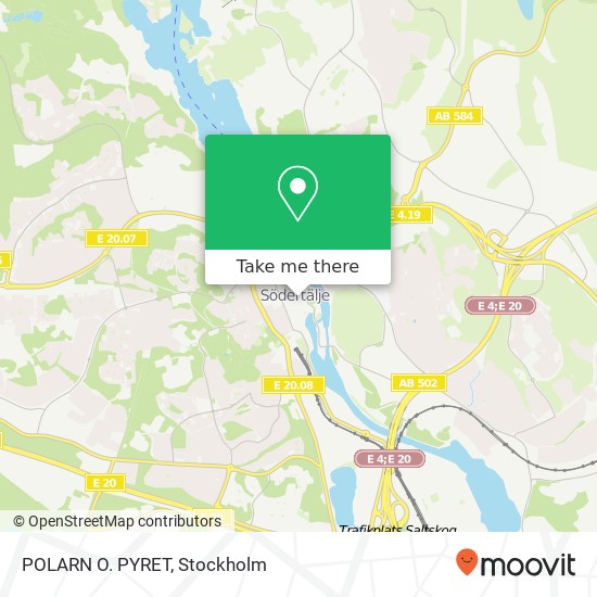 POLARN O. PYRET, Storgatan 4 SE-151 71 Södertälje map