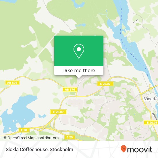 Sickla Coffeehouse, Hyggesvägen 9 SE-151 54 Södertälje map