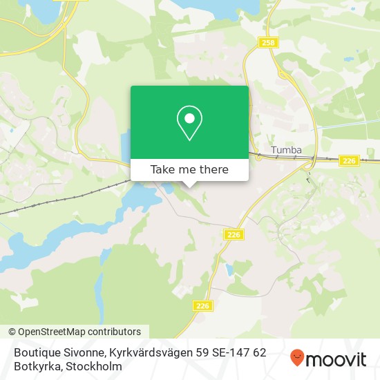 Boutique Sivonne, Kyrkvärdsvägen 59 SE-147 62 Botkyrka map