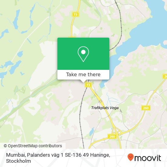 Mumbai, Palanders väg 1 SE-136 49 Haninge map