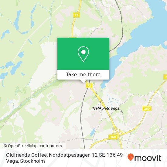 Oldfriends Coffee, Nordostpassagen 12 SE-136 49 Vega map