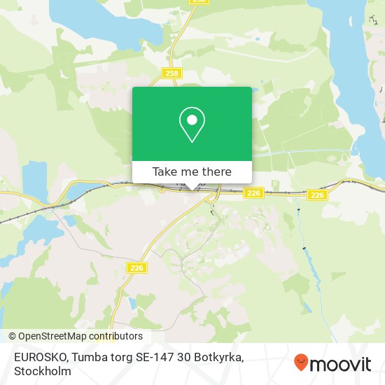 EUROSKO, Tumba torg SE-147 30 Botkyrka map