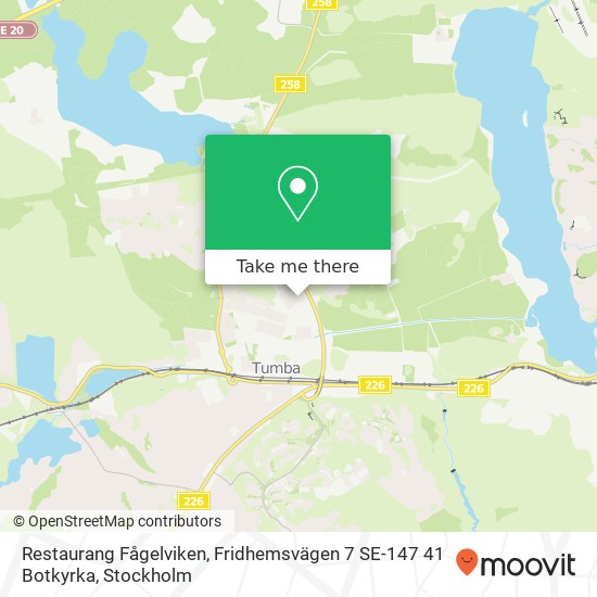 Restaurang Fågelviken, Fridhemsvägen 7 SE-147 41 Botkyrka map