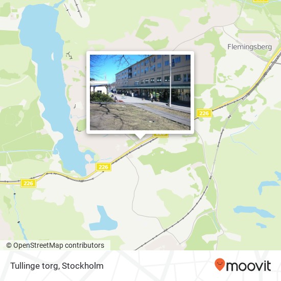 Tullinge torg map