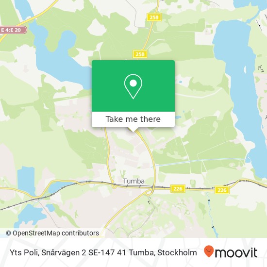 Yts Poli, Snårvägen 2 SE-147 41 Tumba map