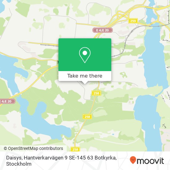 Daisys, Hantverkarvägen 9 SE-145 63 Botkyrka map