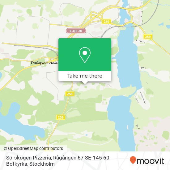 Sörskogen Pizzeria, Rågången 67 SE-145 60 Botkyrka map