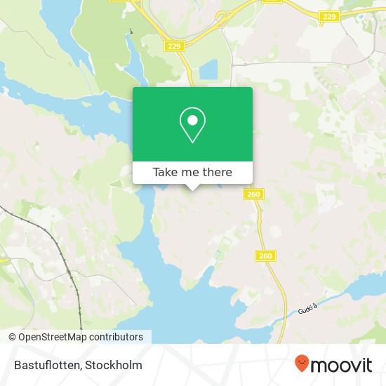 Bastuflotten map