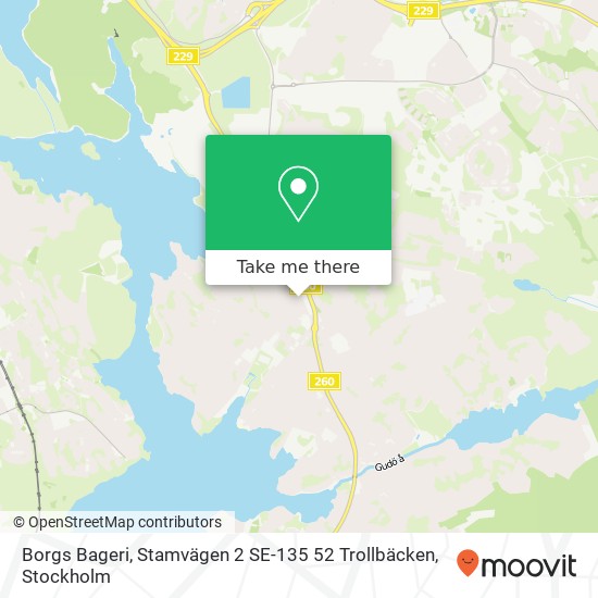 Borgs Bageri, Stamvägen 2 SE-135 52 Trollbäcken map