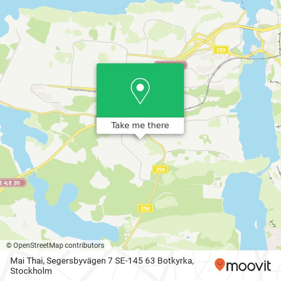 Mai Thai, Segersbyvägen 7 SE-145 63 Botkyrka map